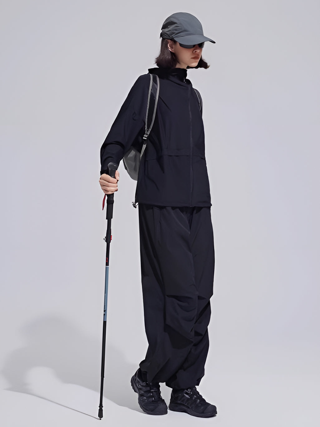 Quick-Drying Pleated Cargo Pants_BDHL6317