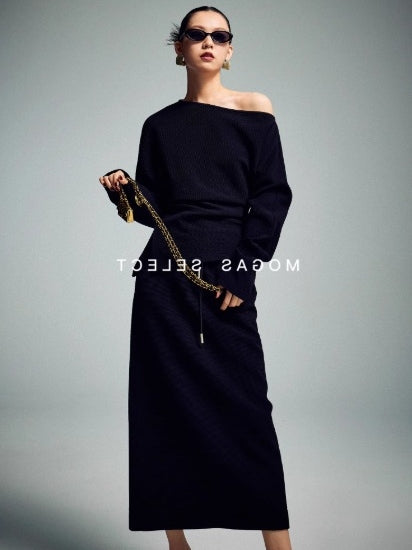 Asymmetric Off-Shoulder Tops_BDHL7109