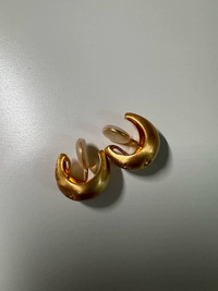 Simple Clip Ear Clips or Pierced Earrings_BDHL7466