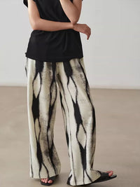 Ink Print Wide Leg Pants_BDHL4735