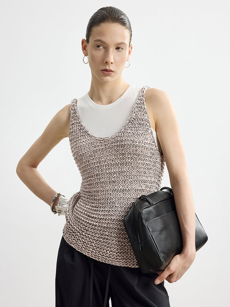 Layered Hollow Suspender Vest_BDHL7592