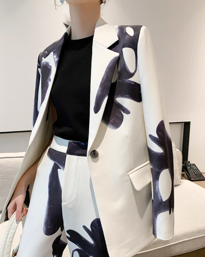 【国内即納】Ink Art Print Suit Set_90354897