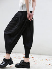 crumpled loose harem pants_BDHL4588