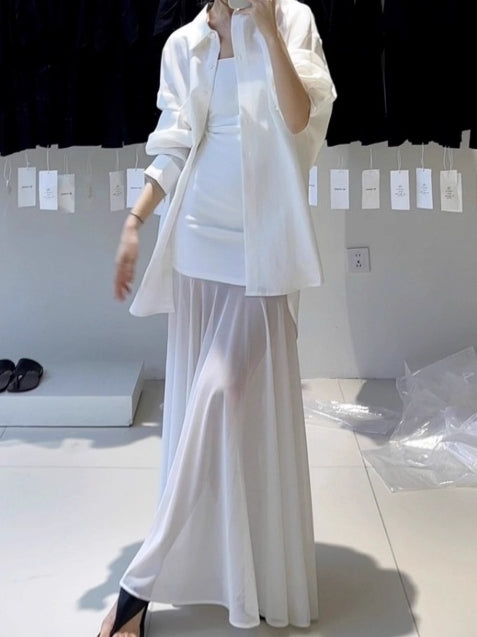 Back Gathered Design Shirt_BDHL7563