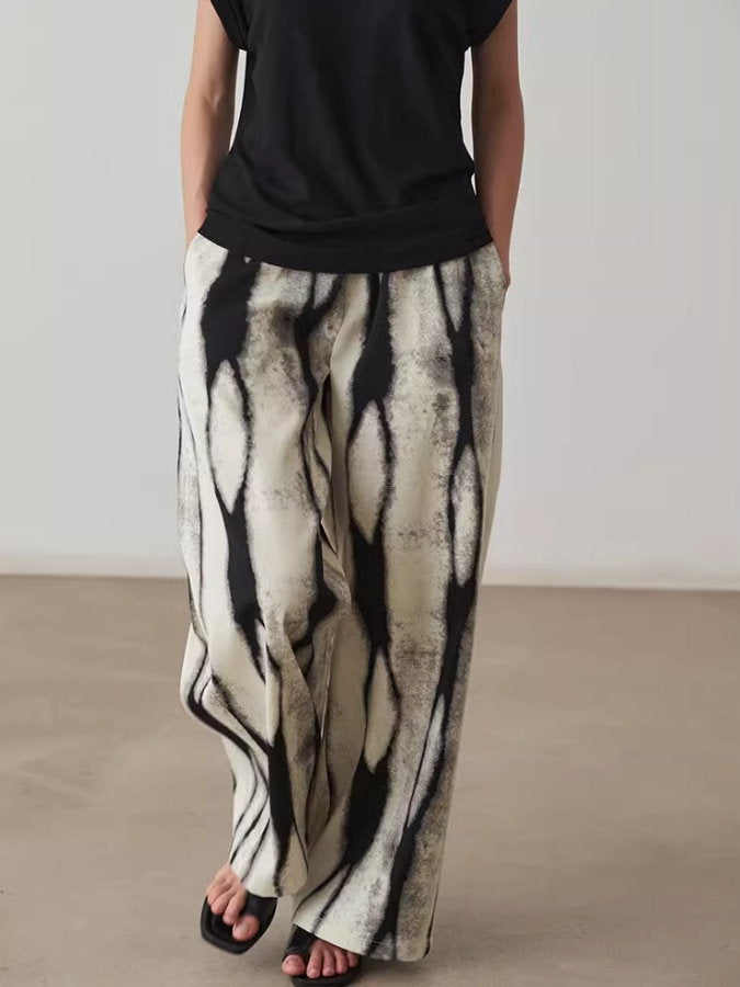 Ink Print Wide Leg Pants_BDHL4735