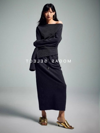 Asymmetric Off-Shoulder Tops_BDHL7109