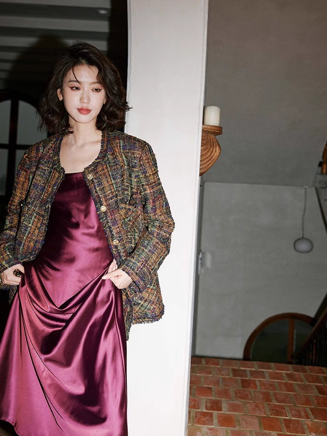 Check tweed jacket or shorts_BDHL4930