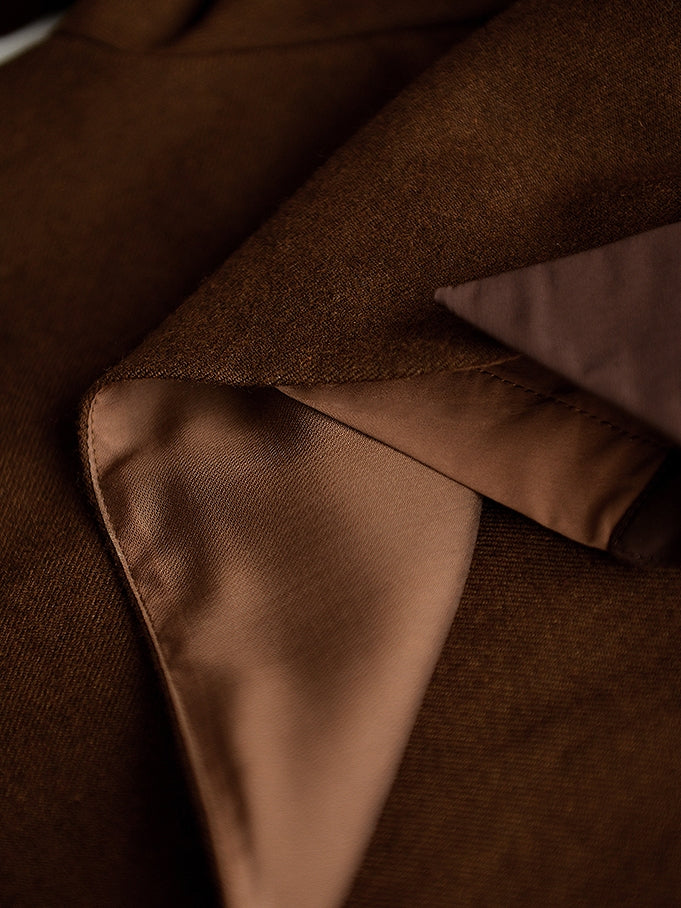 棕色羊毛襯衫或寬褲_BDHL5511