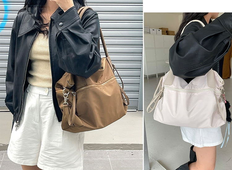 Large capacity nylon shoulder bag_BDHL5527