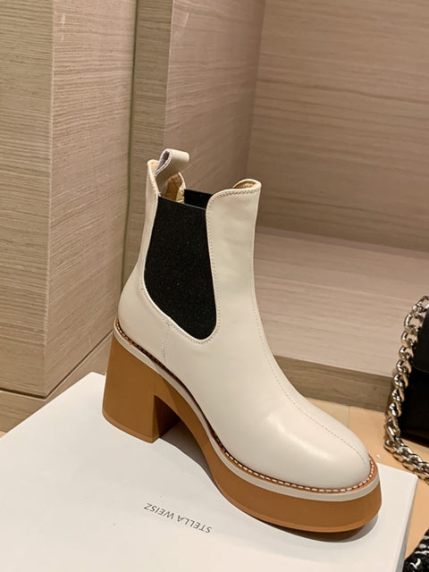 Waterproof platform short boots_BDHL5554