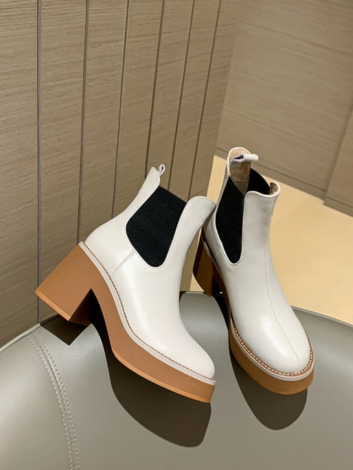 Waterproof platform short boots_BDHL5554