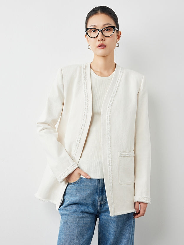 White denim jacket_BDHL5649 - HELROUS