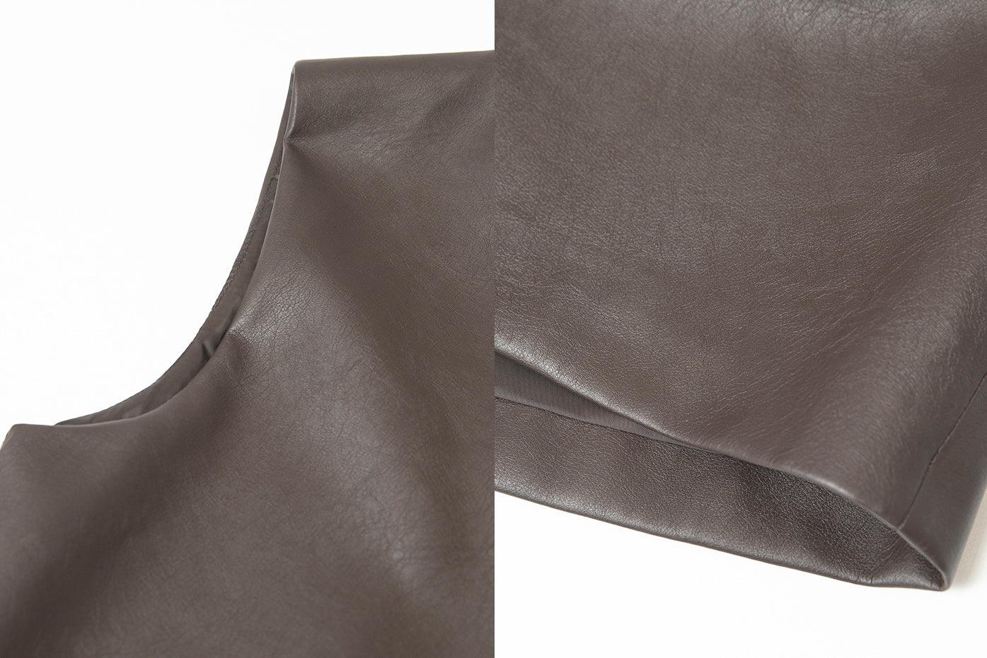 PU leather U-neck vest_BDHL5665
