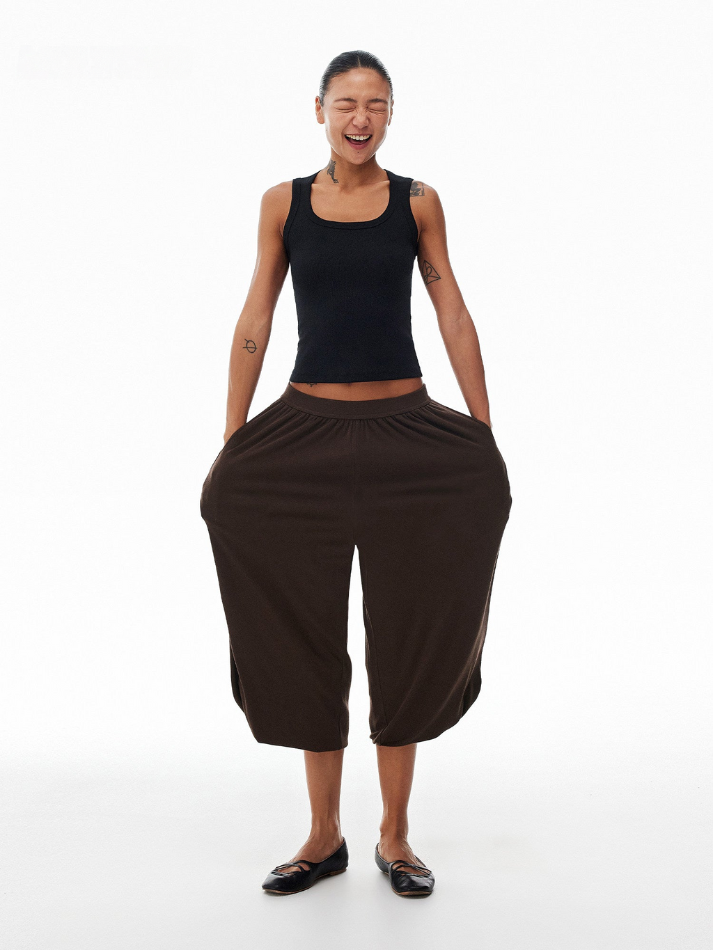 Relaxed Lantern Jogger Pants_BDHL8312