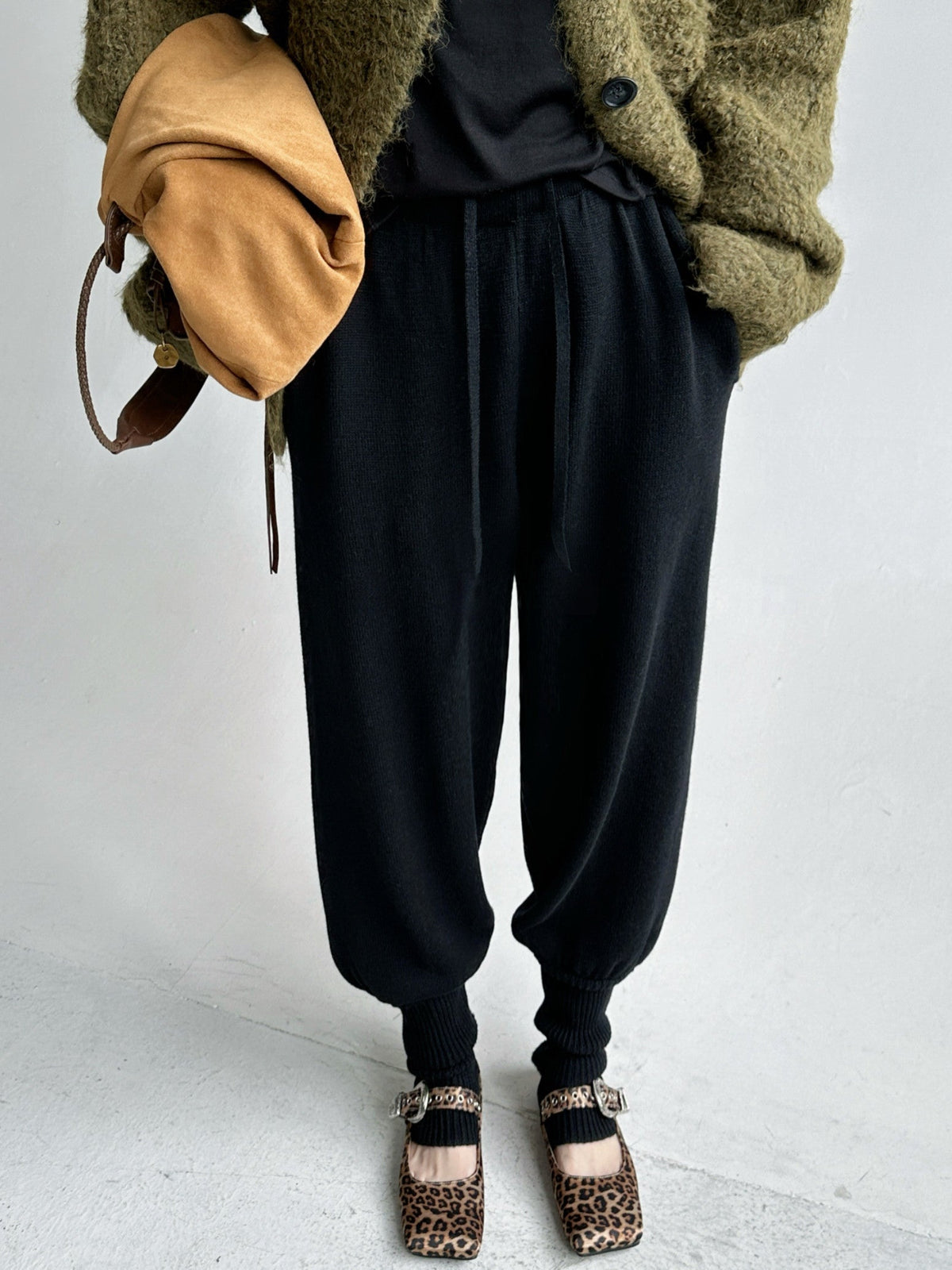 Wool Blend Knit Jogger Pants_BDHL8511