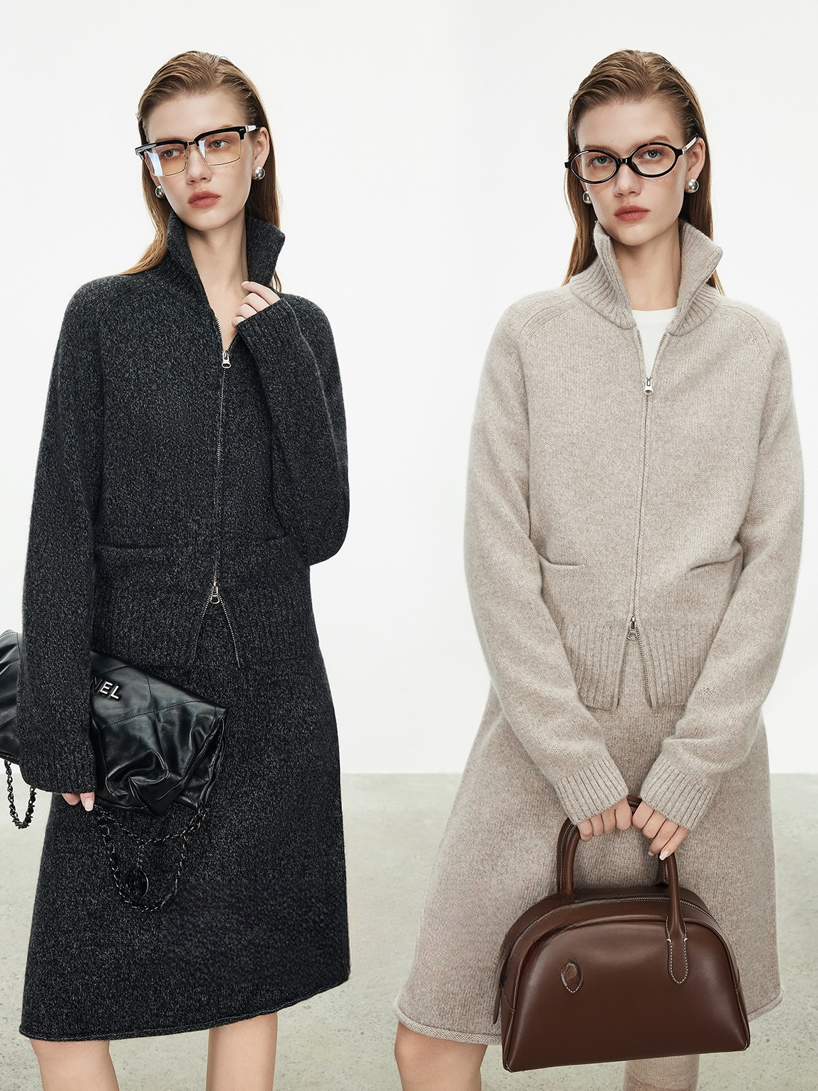 Zipper Tops Or Midi Skirt_BDHL7977