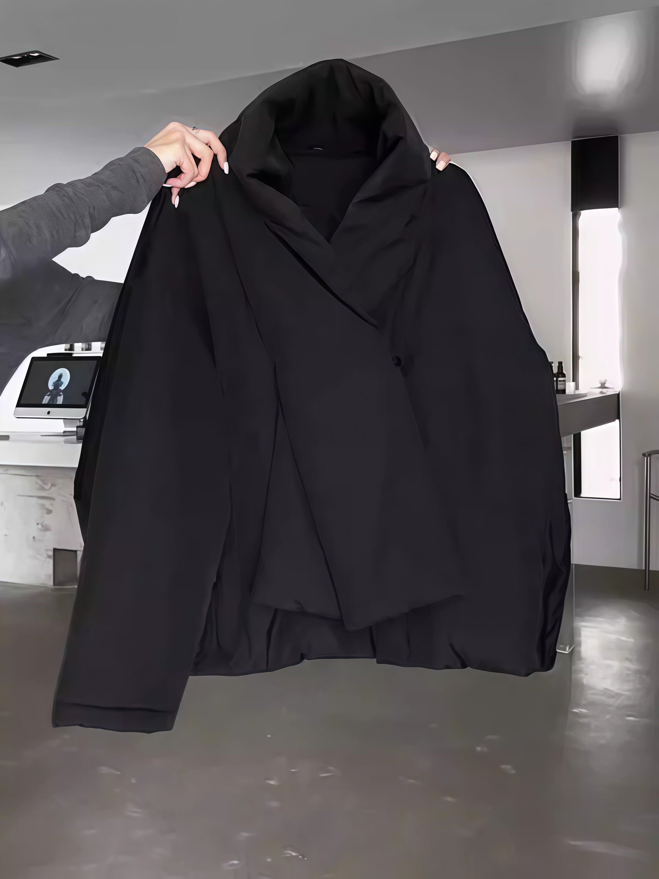 Black padded jacket_BDHL8030