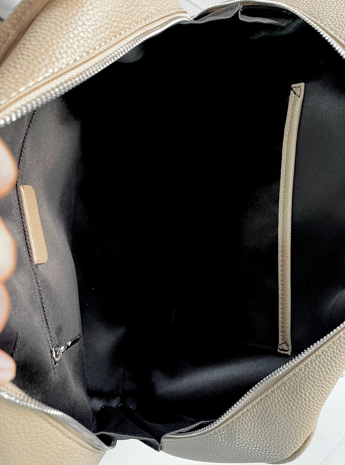 Gray Shoulder Boston Bag_BDHL7807