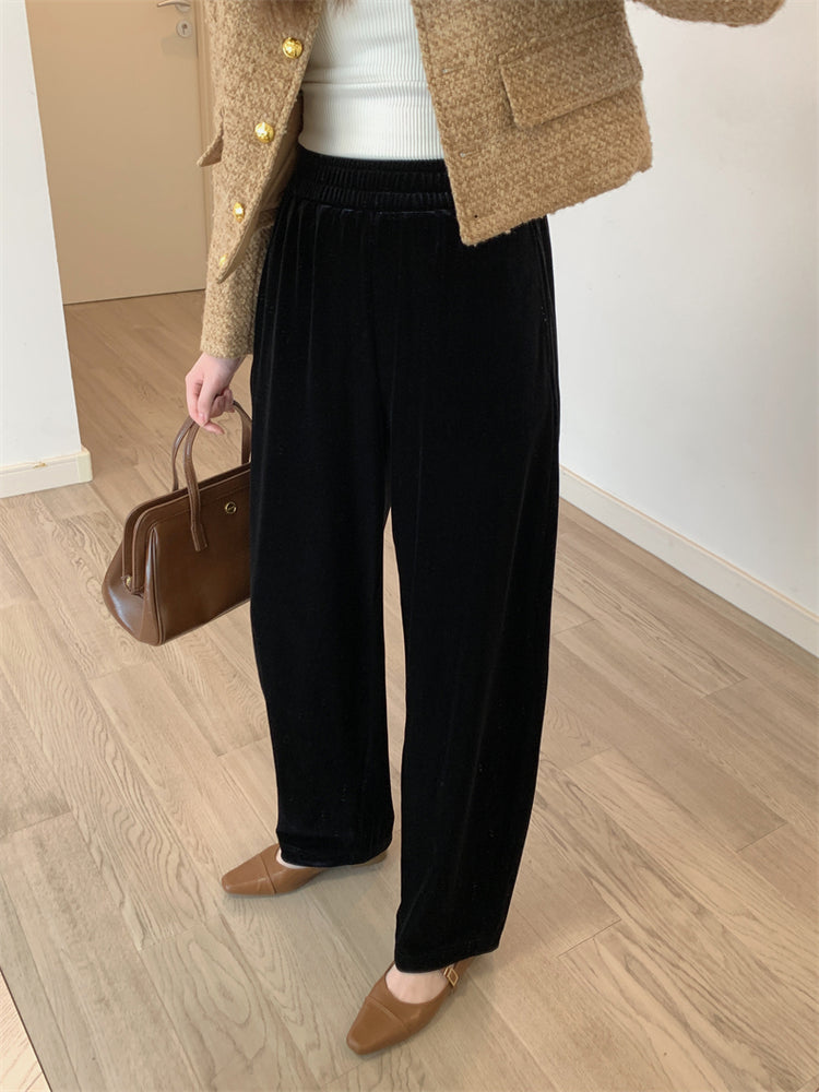 Black Pants Or Thickened Black Pants_BDHL6774