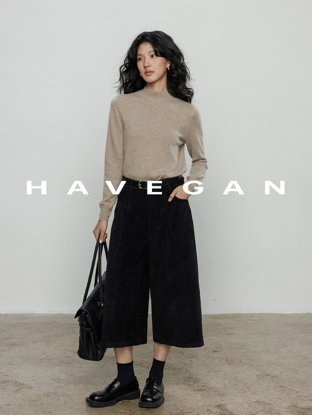 半高領針織上衣_BDHL7885