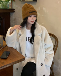 Winter eco-friendly velvet coat_BDHL5354