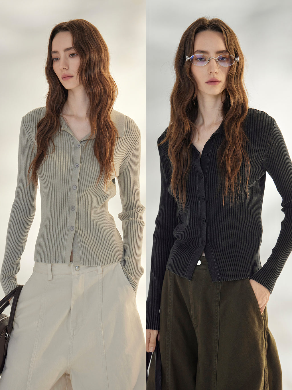 Lapel Knit Cardigan Jacket_BDHL7668
