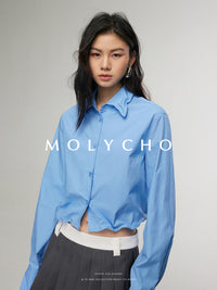 Small Short Long-Sleeved Shirt_BDHL7048