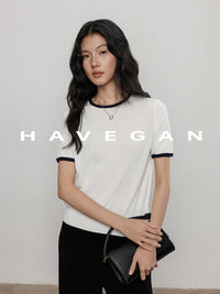 Lightweight Contrast Color Tops_BDHL7401