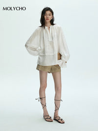 Bohemian-Style Transparent Blouse_BDHL7431
