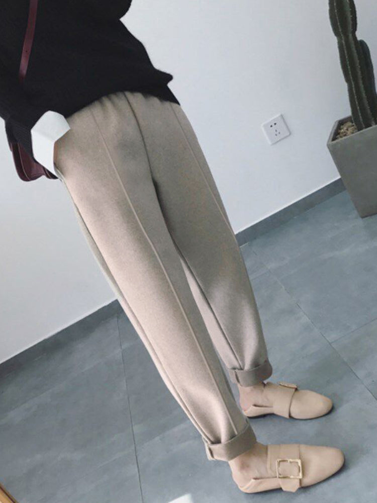 Tucked Cropped Harem Pants_BDHL7000