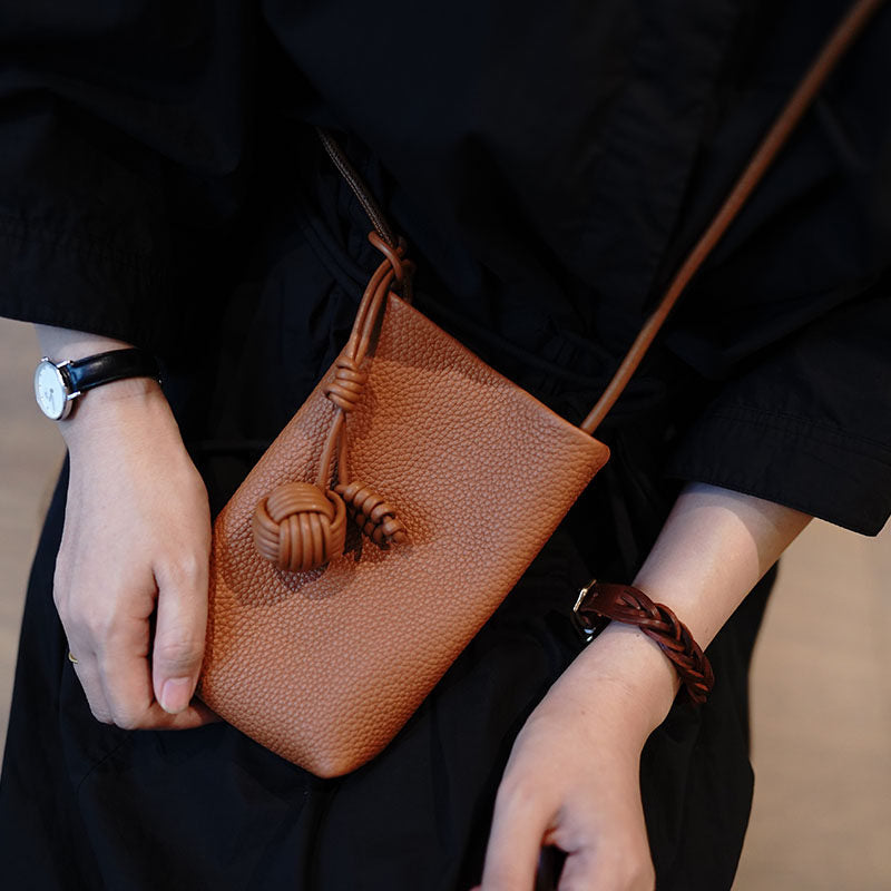 Top Grain Leather Mini Crossbody Shoulder Bag_BDHL8268
