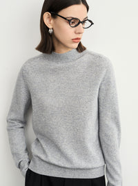 Half-Turtleneck Ribbed Knit_BDHL6543