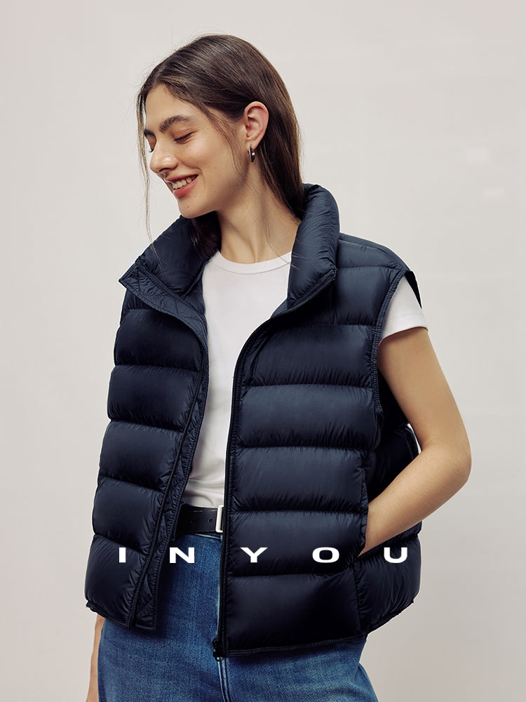 Stand-Collar Down Vest_BDHL7987