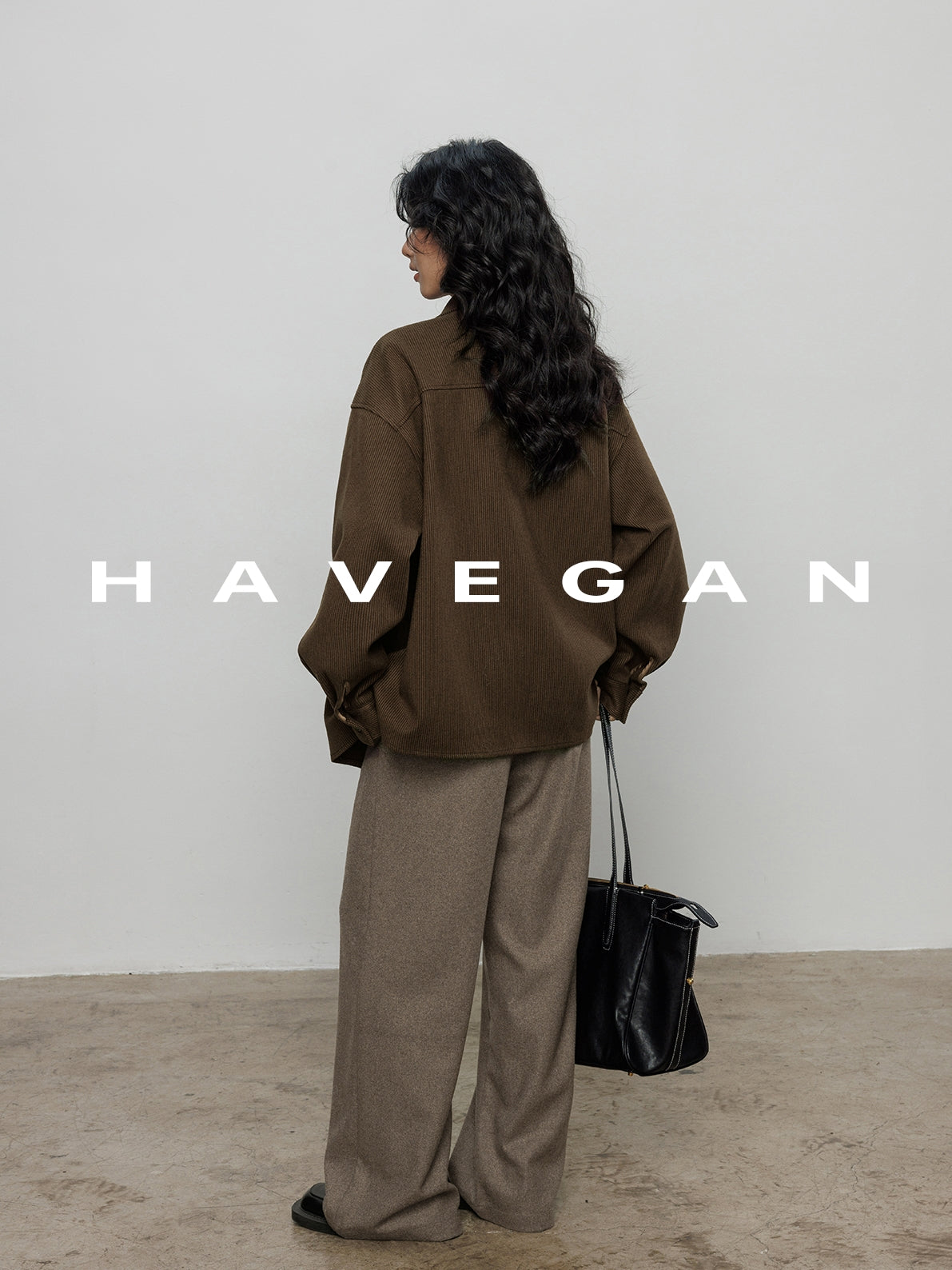 燈芯絨長袖襯衫_BDHL7970