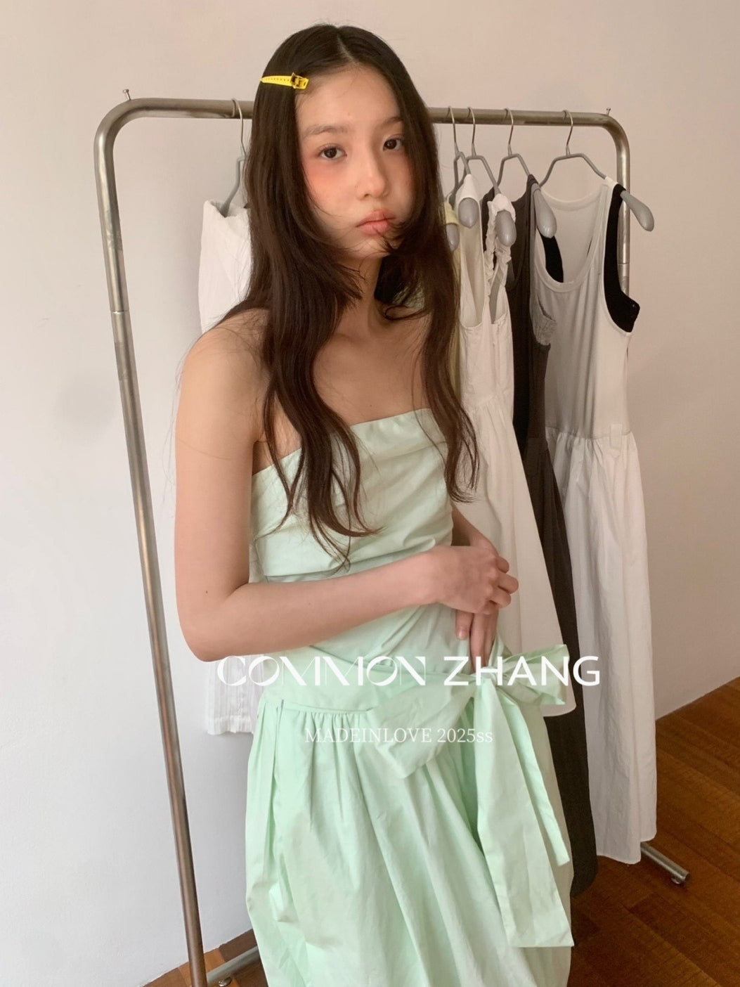 Ribbon A-Line Tube Top Dress_BDHL7565