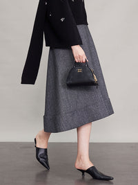 Vertical Cut A-Line Umbrella Skirt_BDHL6689