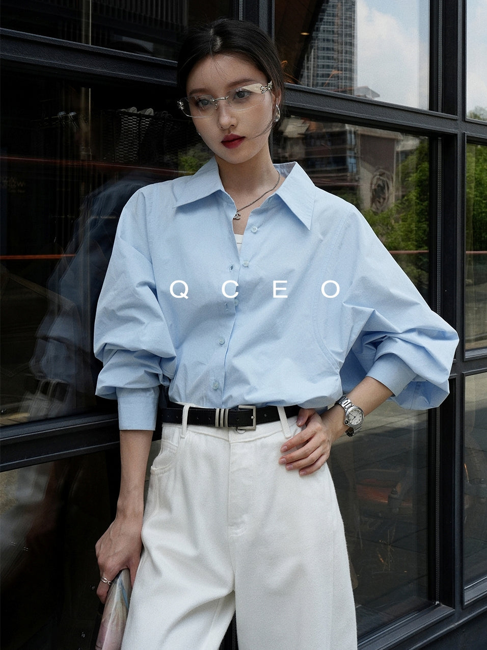 Loose-Fitting Silhouette Shirt_BDHL7744