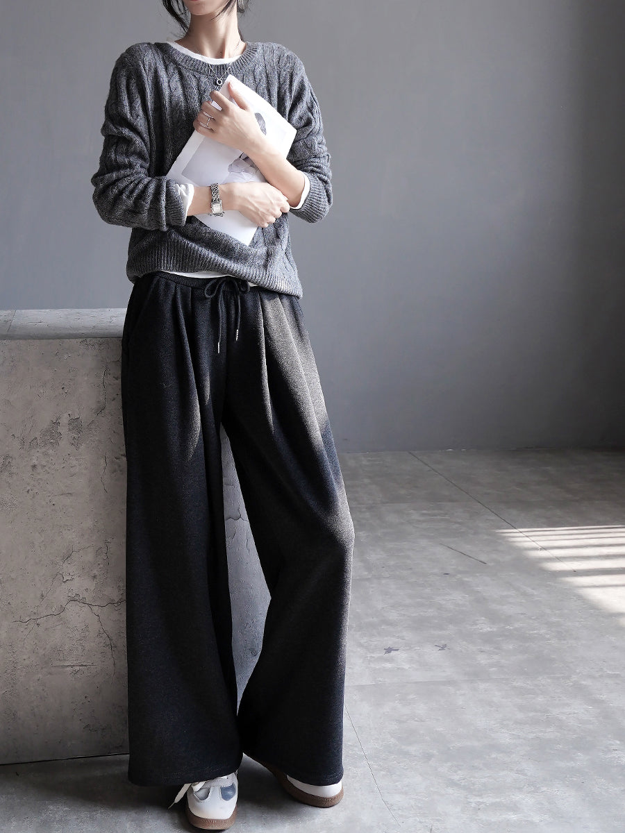 High-Waisted Casual Sweatpants_BDHL7928