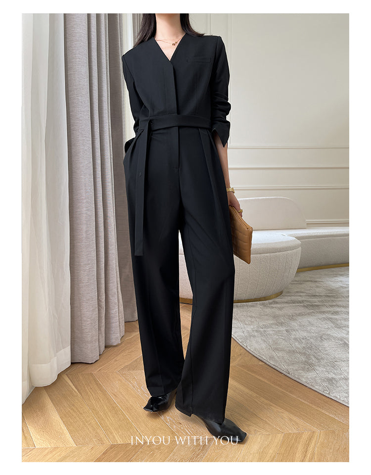 <total pieces sold>No Collar Jumpsuit LCHK/9394