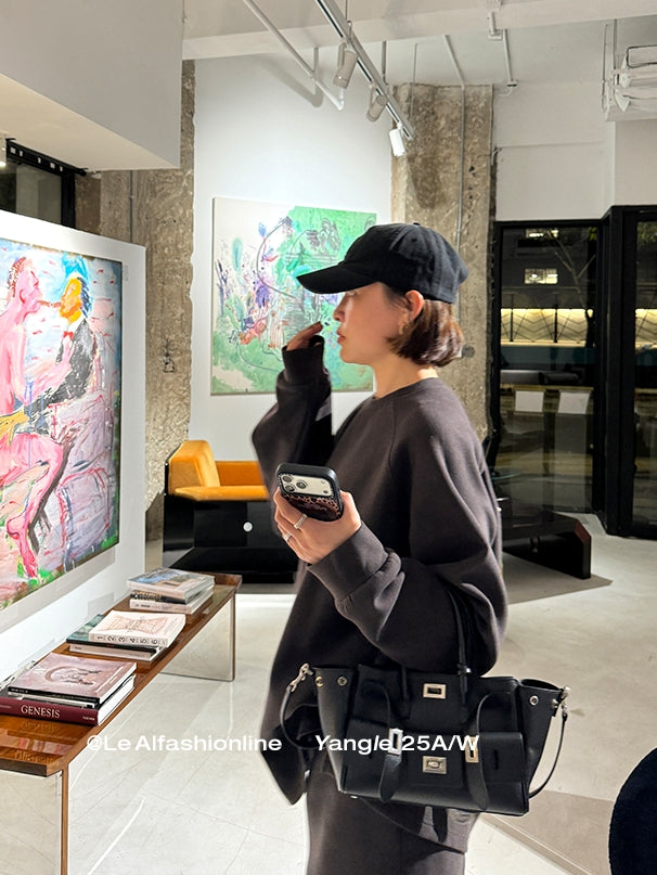 Loose-Fitting Sweatshirt Or Flared Skirt Pants_BDHL8007