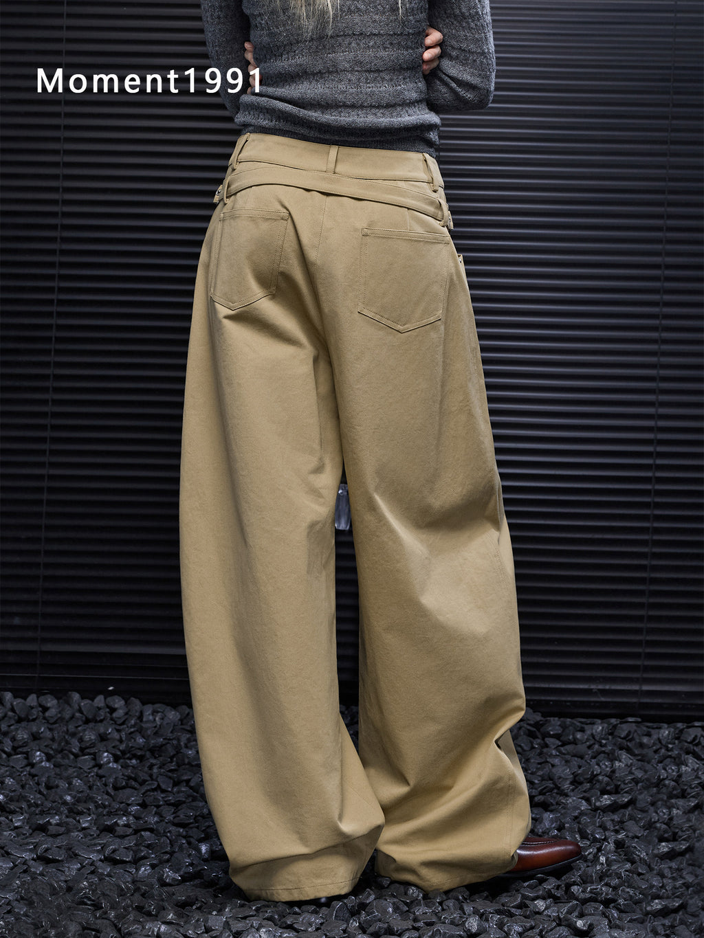 Straight Wide Leg Cotton Trousers_BDHL8414