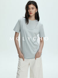 Two-Piece Short-Sleeved T-Shirt_BDHL7387