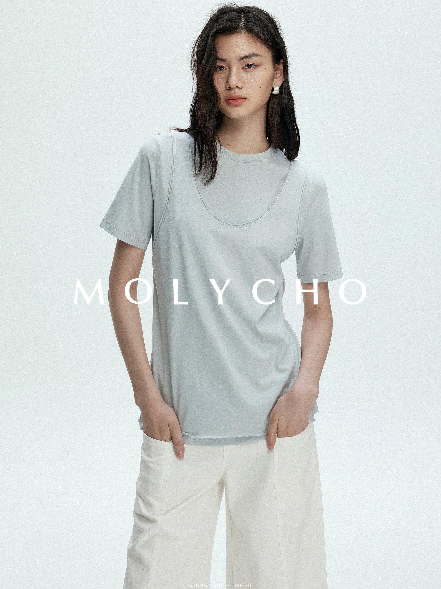 Two-Piece Short-Sleeved T-Shirt_BDHL7387