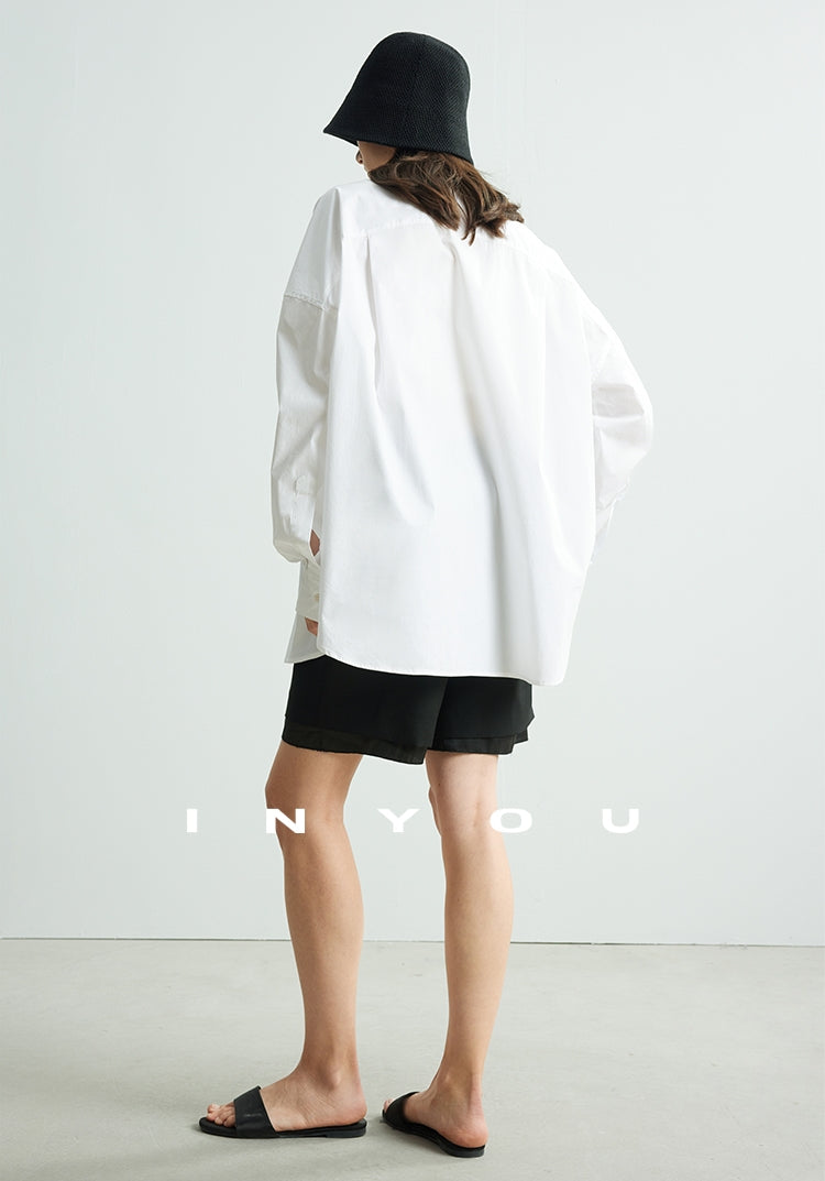Loose-Fitting Silhouette Shirt_BDHL7155