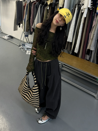 Drawstring Wide-Leg Pants_BDHL7274