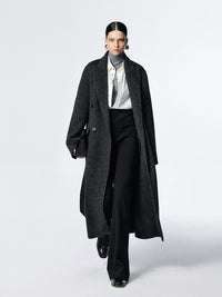 Double-sided minimalist style coat_BDHL5378