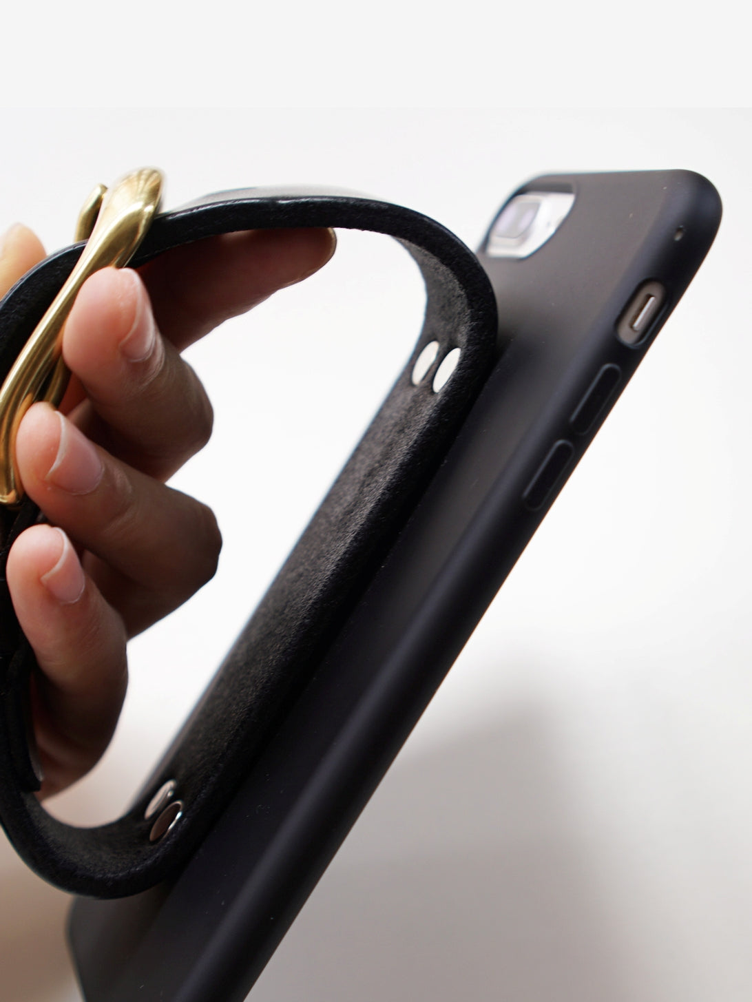 牛皮腕帶適用於 iPhone 手機殼_BDHL7858