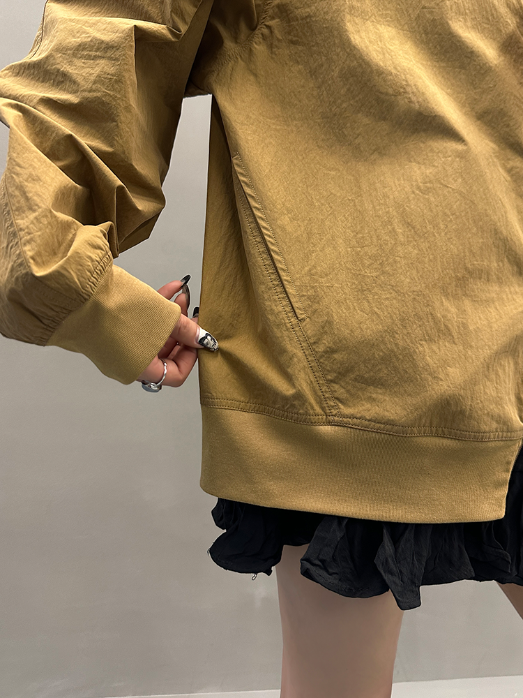Hooded Loose Small Jacket_BDHL7166