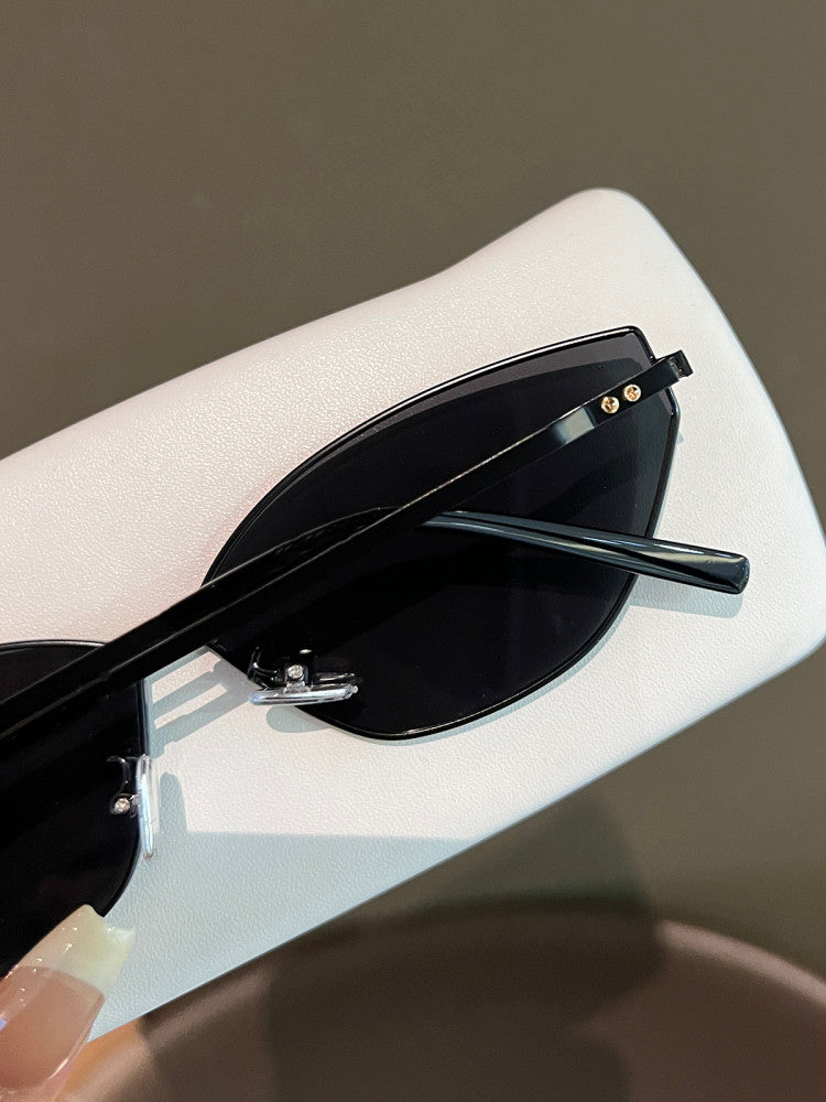 Cat-Eye Metal Sunglasses_BDHL8374