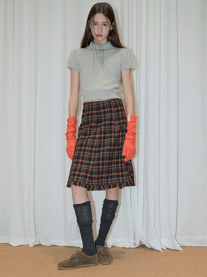 Bubble-Sleeve Turtleneck Knit_BDHL8159